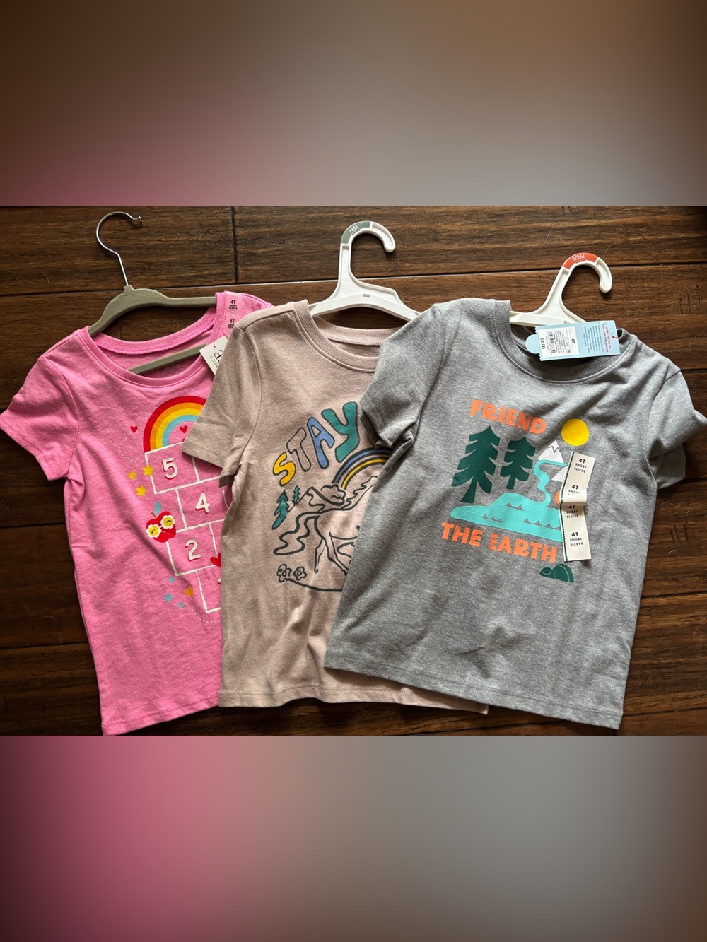 New With Tags 3x T-Shirt Bundle Size 4T
